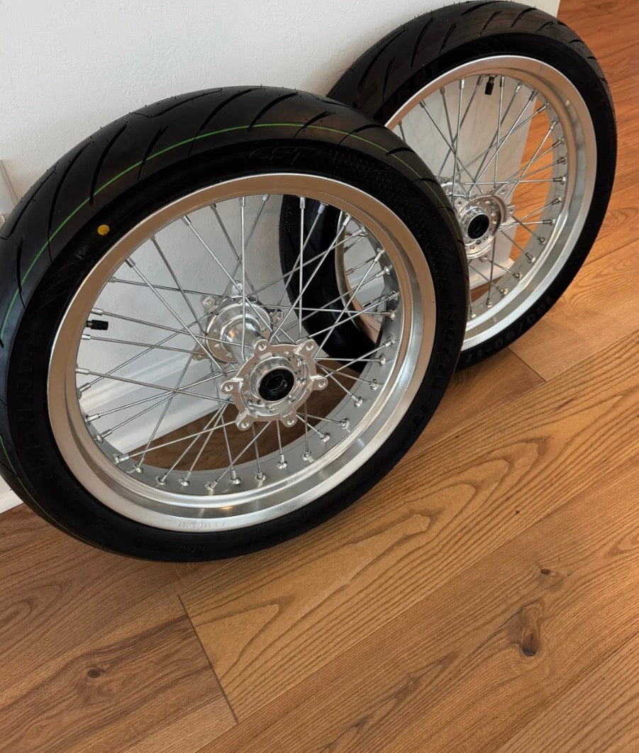 Chrome Ultra Bee Supermoto Wheelset