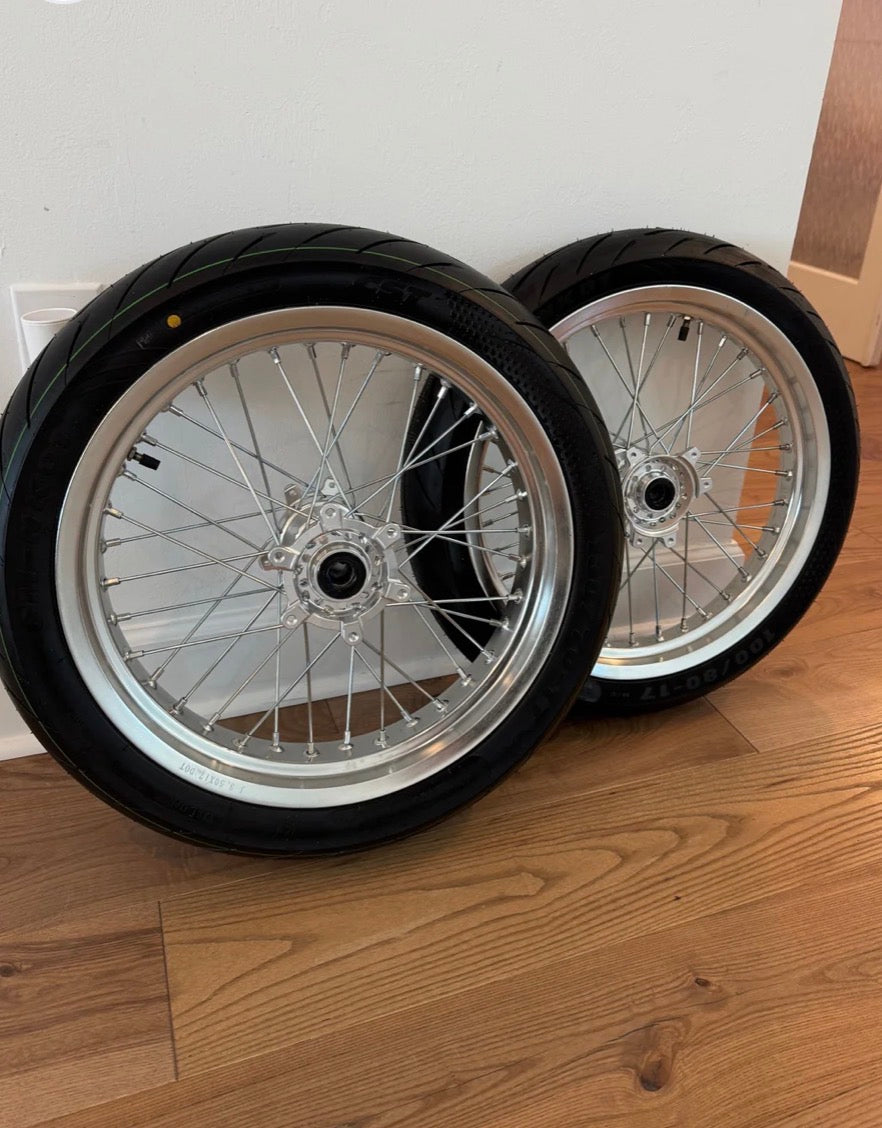 Chrome Ultra Bee Supermoto Wheelset