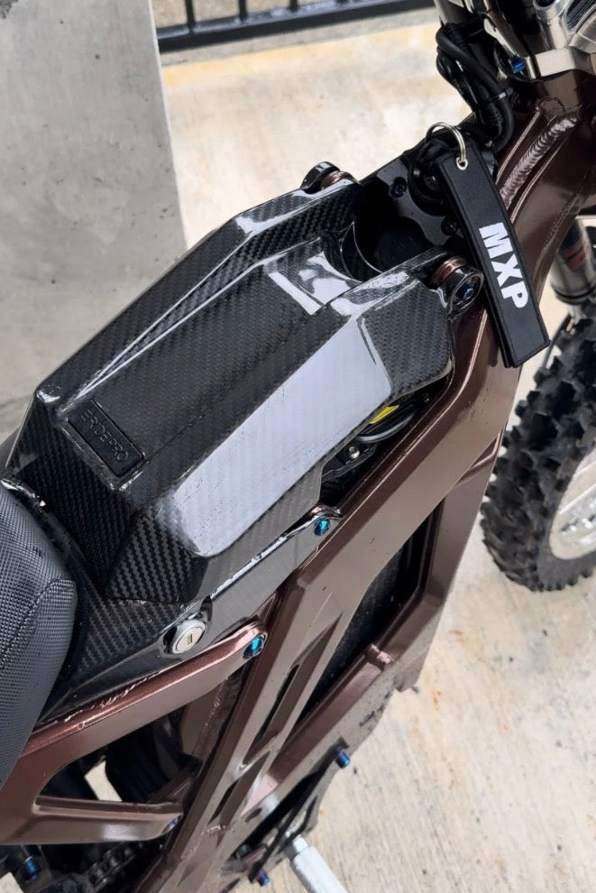 E Ride Pro REAL carbon fiber battery lid